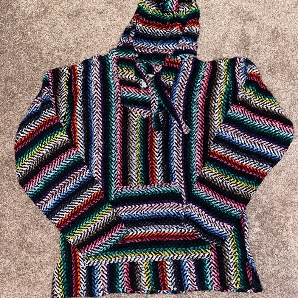 Multi color Baja hoodie